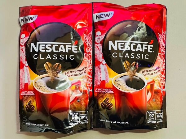 【無糖】NESCAFE CLASSIC ネスカフェ クラシック 185g 97杯分 x 2個セット