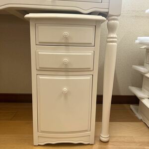  Lilly white li region cabinet small frill .. sama pretty Northern Europe style wooden 3 step chest side table telephone stand 