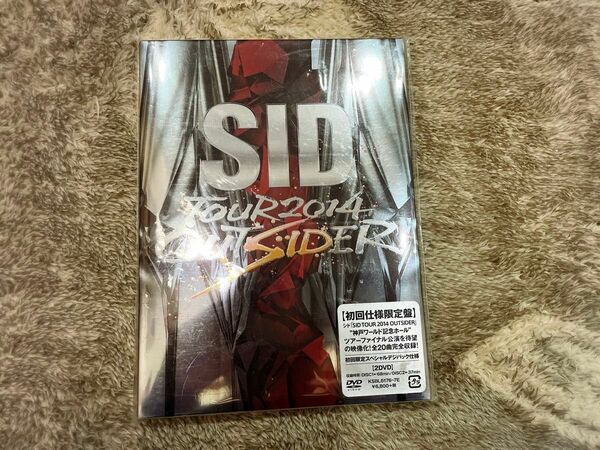 【入手困難】初回限定 DVD 2枚組 SID OUTSIDER シド LIVE
