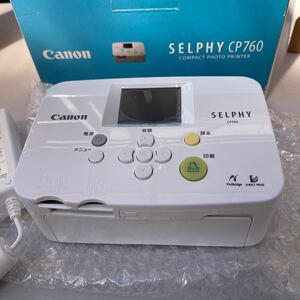 Canon SELPHY CP760 コンパクトフォトプリンター 白 スー８