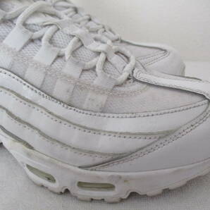 ★NIKE WMNS AIR MAX 95*ナイキウィメンズエアマックス95★307960-108 TRIPLE WHITE スニーカー 25.0cmの画像8