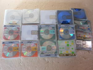 ! Junk MD MiniDisc* Mini disk used * approximately 60 sheets and more Used