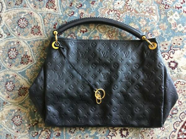 ルイヴィトン　LOUIS VUITTON トートバック　ネイビー