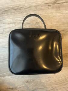 GUCCI Gucci bamboo enamel handbag 
