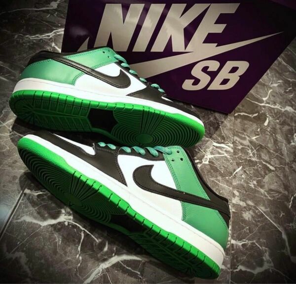 Nike SB Dunk Low Pro "Black and Classic Green"ナイキ SB ダンク ロー プロ 