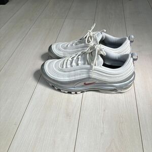 AIR MAX 97 QS METALLIC SILVER WHITE AT5458-100 （ホワイト/メタルシルバー/ブラック/バーシティレッド）