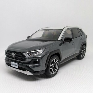 トヨタ　RAV4　カラーサンプルミニカー　アッシュグレーメタリック×グレーメタリック