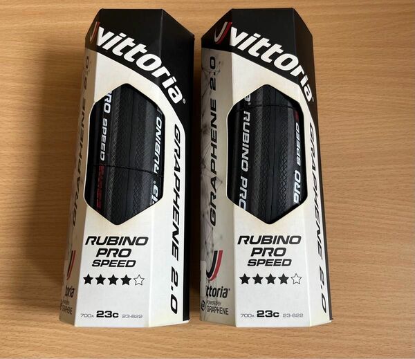 Vittoria RUBINO PRO SPEED CLINCHER G2.0 700×23C 2本セット 【未使用】