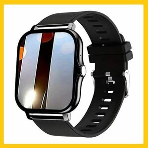 [1 jpy ] new goods smart watch wristwatch rubber belt black Bluetooth multifunction telephone call music . number heart rate meter casual blood pressure oxygen sleeping health control 