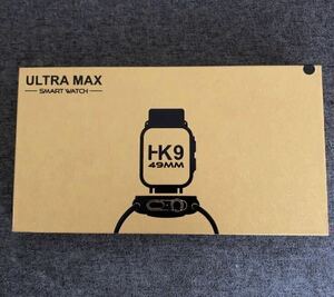 [1 иен ] новейшая модель новый товар смарт-часы HK9 ULTRA MAX серебряный 2.19 дюймовый здоровье управление музыка спорт водонепроницаемый . средний кислород Android iPhone соответствует ②