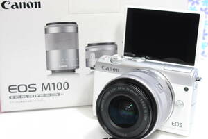 極上美品★キャノン Canon EOS M100★Wi-Fi機能搭載★高画質★手ぶれ補正★送料無料★