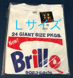 新品即決！★Lサイズ★アンディ・ウォーホル★ブリロ Brillo★Ｔシャツ★ユニクロ★桑田佳祐★