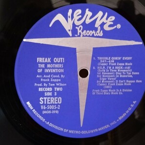 ★Mothers of invention/Frank Zappa★Freak Out!/US盤レコード/青ラベル ヴァーヴ/Verve/V6-5055-2/Rock/Doo Wop/Stereo/2枚組の画像6