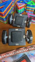 ボーネルンド MAGFORMERS マグフォーマー 124ピース+車輪2個付 知育玩具 マグネット おもちゃ 磁石ブロック_画像3