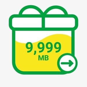 mineo 9999 MB[ бесплатная доставка * анонимность ] мой Neo пачка подарок код ( примерно 10*9.76GB)[2]