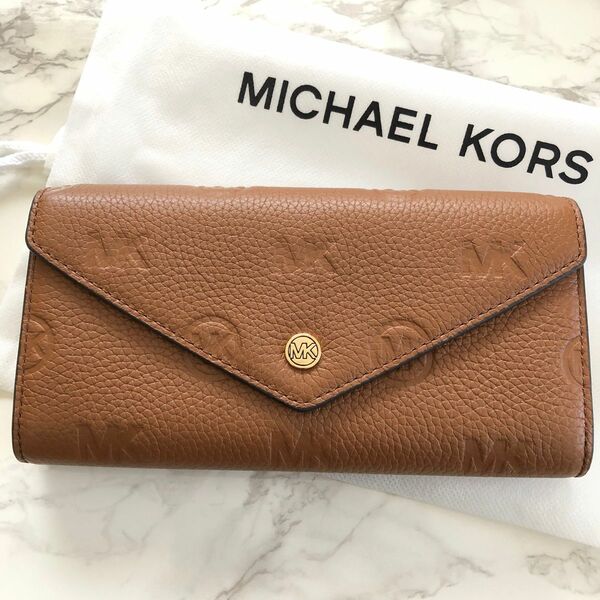 新品未使用 MICHAEL KORS マイケルコース ブラウン 長財布 茶色