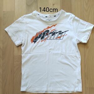 140cm PUMA 半袖Tシャツ Tシャツ 半袖 白 プーマ　子ども服　子供服　男の子