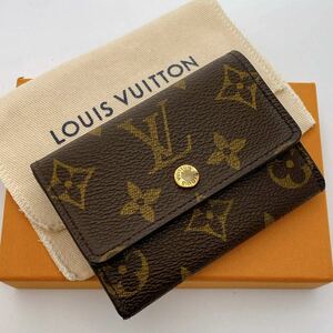 H0857【極美品に近い】LOUIS VUITTON ルイ・ヴィトン モノグラム ポルトモネ プラ M61930 コインケース