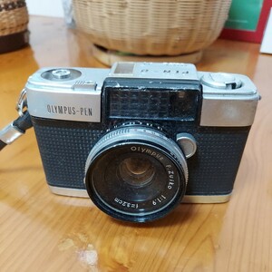 オリンパス PEN-D フィルムカメラ 昭和レトロ 動作未確認品　OLYMPUS