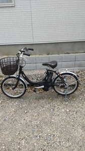  beautiful goods Yamaha electric bike 20 -inch SION-U PA20SU battery 2 piece attaching 