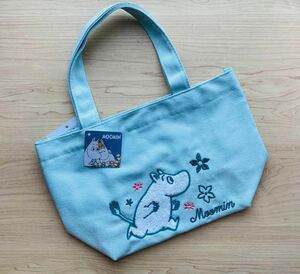 MOOMIN さがら刺繍　ミニトートバッグ　ムーミン