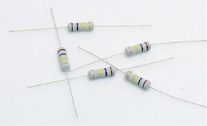 1w metal film resistance 100kΩ 10 pcs set 