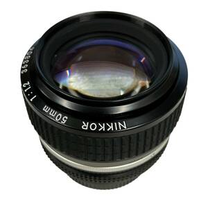 Nikon ニコン NIKKOR 50ｍｍ 1：1.2 カメラレンズ マニュアルフォーカス MF AIS 一眼レフ フィルムカメラ レンズ【中古】