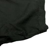 AVIREX アヴィレックス ボーリングシャツ M 半袖シャツ レーヨン チェーンステッチ ワッペン 黒 メンズ_画像7
