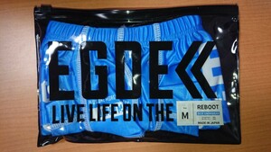 EGDE - REBOOT spoiler -laiz box Boxer swim wear lustre swimsuit blue blue white Logo new goods unopened complete sale goods M size 