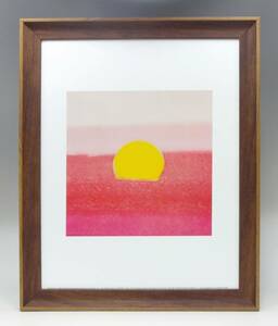 新品☆額付アートポスター★絵画☆andy warhol★アンディ・ウォーホル☆アメリカンポップアート◎Sunset, 1972☆サンセット☆116