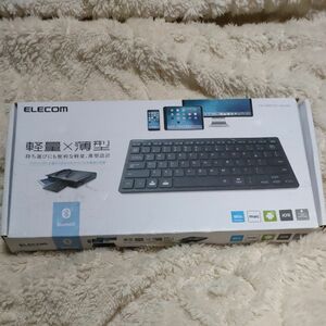 Bluetoothミニキーボード TK-FBP102BK （ブラック）ELECOM iPad Window mac OS