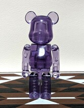 BE@RBRICK ベアブリック シリーズ7 JELLYBEAN ジェリービーン クリアパープル 現品のみ D2404130_画像1