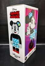 現品のみ BE@RBRICK ベアブリック MINNIE MOUSE ミニーマウス 400% Disney ディズニー MEDICOM TOY D2311303_画像3