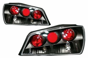 [ new goods ] tail lamp tail light black in na- crystal lens 97-01 Peugeot 306 left right set 
