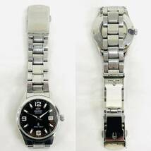H894*3　ORIENT　オリエント　腕時計　ER2B-C0-B　自動巻き　黒文字盤　デイト　メンズ_画像8