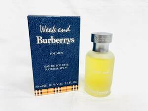 H937*1　BURBERRY　バーバリー　WEEK END　ウィークエンド　EAU DE TOILETTE　オードトワレ　50ml　FOR MEN　香水　箱付き