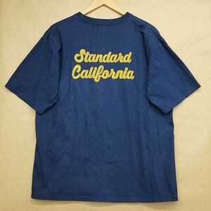 261650【Lサイズ】STANDARD CALIFORNIA SD HEAVYWEIGHT SCRIPT LOGO T ロゴ 半袖Tシャツ ネイビー スタンダードカリフォルニア