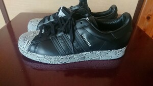 新品未使用 アディダス スーパースター adidas SUPERSTAR 高橋理子 コラボ 29.0cm ブラック 元箱あり