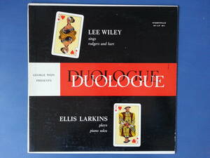 ☆LEE WILEY・ELLIS LARKINS / DUOLOGUE（STORYVILLE ST LP 911）