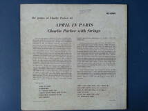 ☆CHARLIE PARKER / APRIL IN PARIS （MGV-8004）_画像3