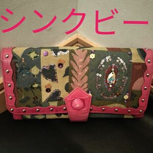 シンクビー リッピ ピンク 長財布