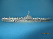 1/2000 完成品 アメリカ海軍 航空母艦 エセックス級 5番艦 イントレピッド 対潜水艦作戦支援空母（CVS-11）USS Intrepid, CVS-11 1970年 _画像3