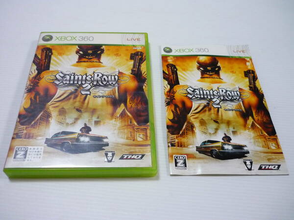[管00]【送料無料】ゲームソフト XBOX360 セインツロウ2 Saints Row 2 エックスボックス ソフト