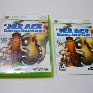 [管00]【送料無料】ゲームソフト XBOX360 北米版 ICE AGE DAWN OF THE DINOSAURS アイスエイジ