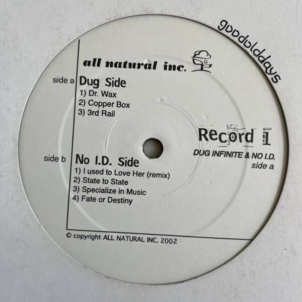 Dug Infinite & No I.D. - The Sampler Vol. 1 (プロモ 2LP) (Promo)