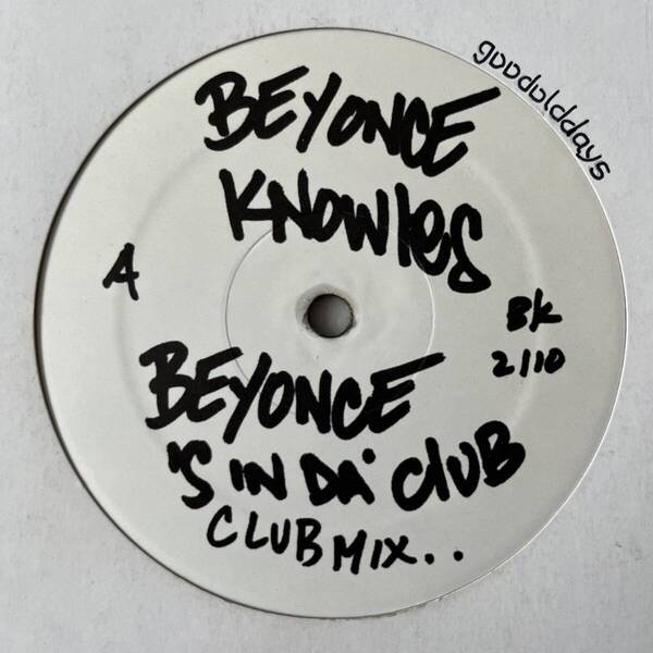 Beyonce Knowles - In Da Club (プロモオンリー/Promo/USオリジナル)