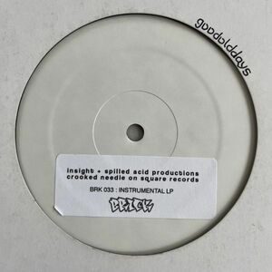 Insight + Spilled Acid Productions - Crooked Needle On A Square Record (プロモ) (Promo) (インストアルバム)