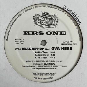 KRS-One - (The Real HipHop Is...) Ova Here / I Remember (プロモオンリー) (Promo)