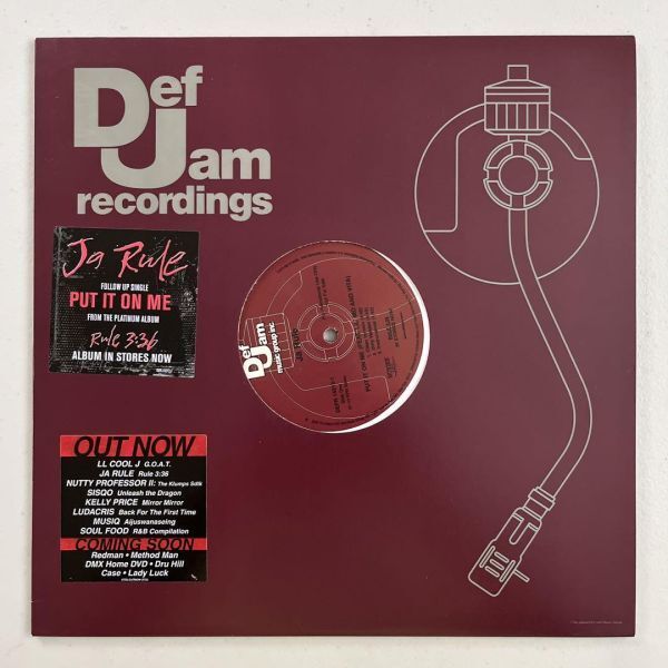 Ja Rule - Put It On Me / Love Me, Hate Me (プロモ) (Promo)