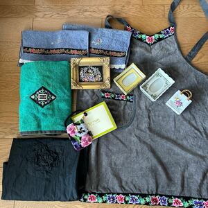 10 point set set sale #she Neal weave FEILER Feiler hot man alpaloh. under road .Michiko Kuga# apron towel bag household articles 